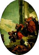 Paolo  Veronese esther brought before abasuerus oil painting artist